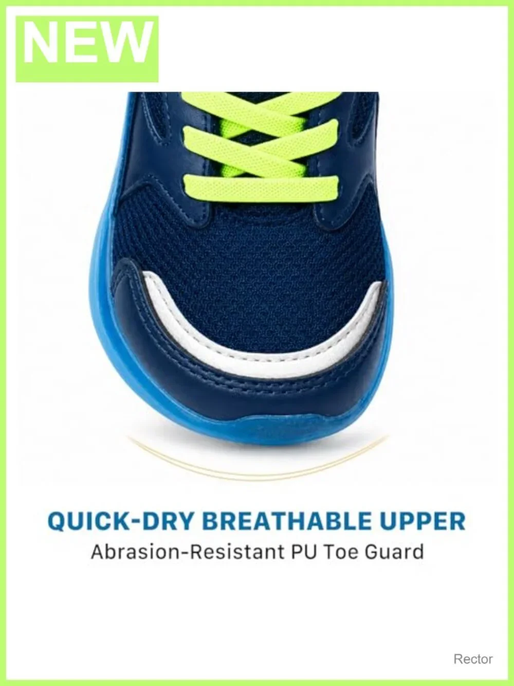 Toddler Light Up Sneakers Mesh LED Tennis Shoes Hook & Loop Kids Athletic
